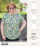 Alva woven dolman style top (PDF)