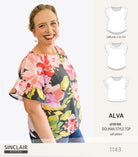 Alva woven dolman style top (PDF)