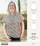 Alva woven dolman style top (PDF)