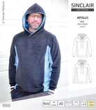 Apollo knit colorblocked hoodie for men (PDF)