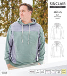 Apollo knit colorblocked hoodie for men (PDF)