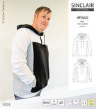 Apollo knit colorblocked hoodie for men (PDF)