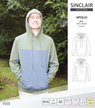 Apollo knit colorblocked hoodie for men (PDF)