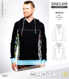 Apollo knit colorblocked hoodie for men (PDF)