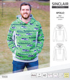 Apollo knit colorblocked hoodie for men (PDF)