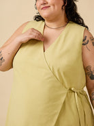 Aylin Wrap Dress + Vest 