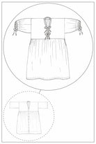 BOW DRESS - HACK PDF - ADD ON TO 'ZW GATHER DRESS' PATTERN