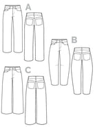 Frank Jeans Pattern