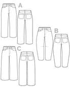 Frank Jeans Pattern
