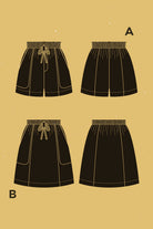 Goji Shorts + Skirt Pattern