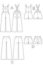 Jenny Overalls + Trousers Pattern