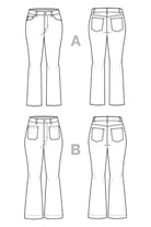 Jude Flare Jeans Pattern