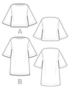 Marine Knit Top + Dress Pattern