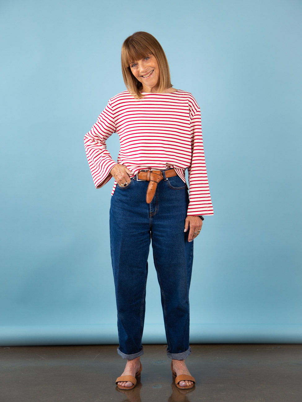 Marine Knit Top + Dress Pattern