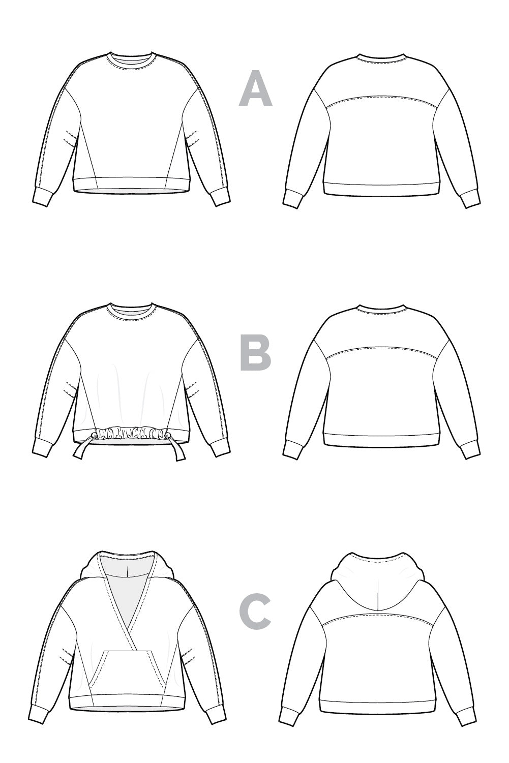 Mile End Sweatshirt Pattern