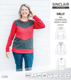 Milly colorblocked hoodie and zip up jacket (PDF)