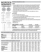 Morden Work Pants PDF