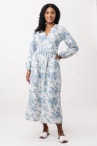 OODI gathered midi dress