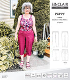 Poppy easy fitting pants for woven fabrics (PDF)