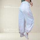 PT002 - Pantalon jambe larges à poches froncées