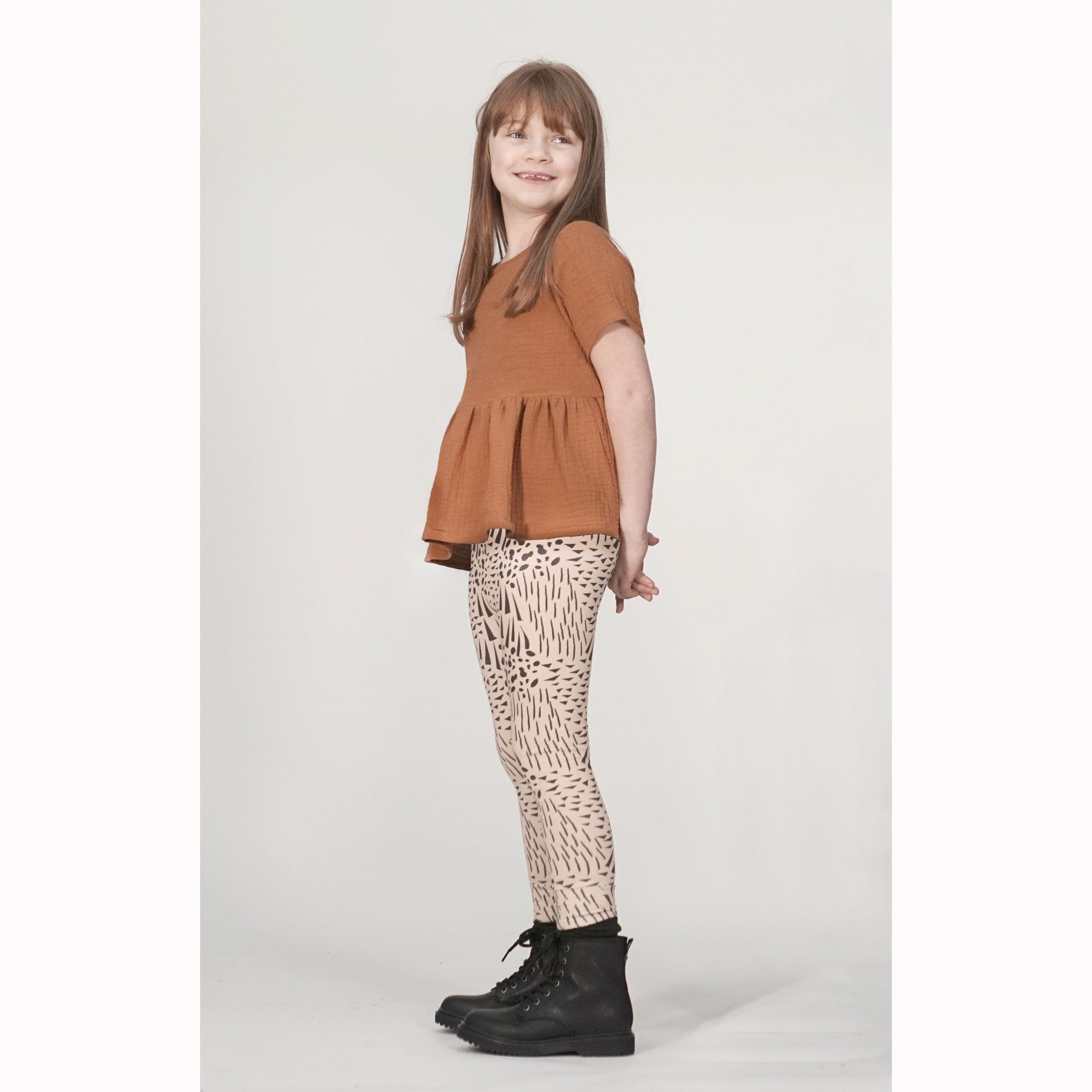 Roux Children's Legging PDF Sewing Pattern - Unisex, Girls& Boys, Sizes 1-11 years