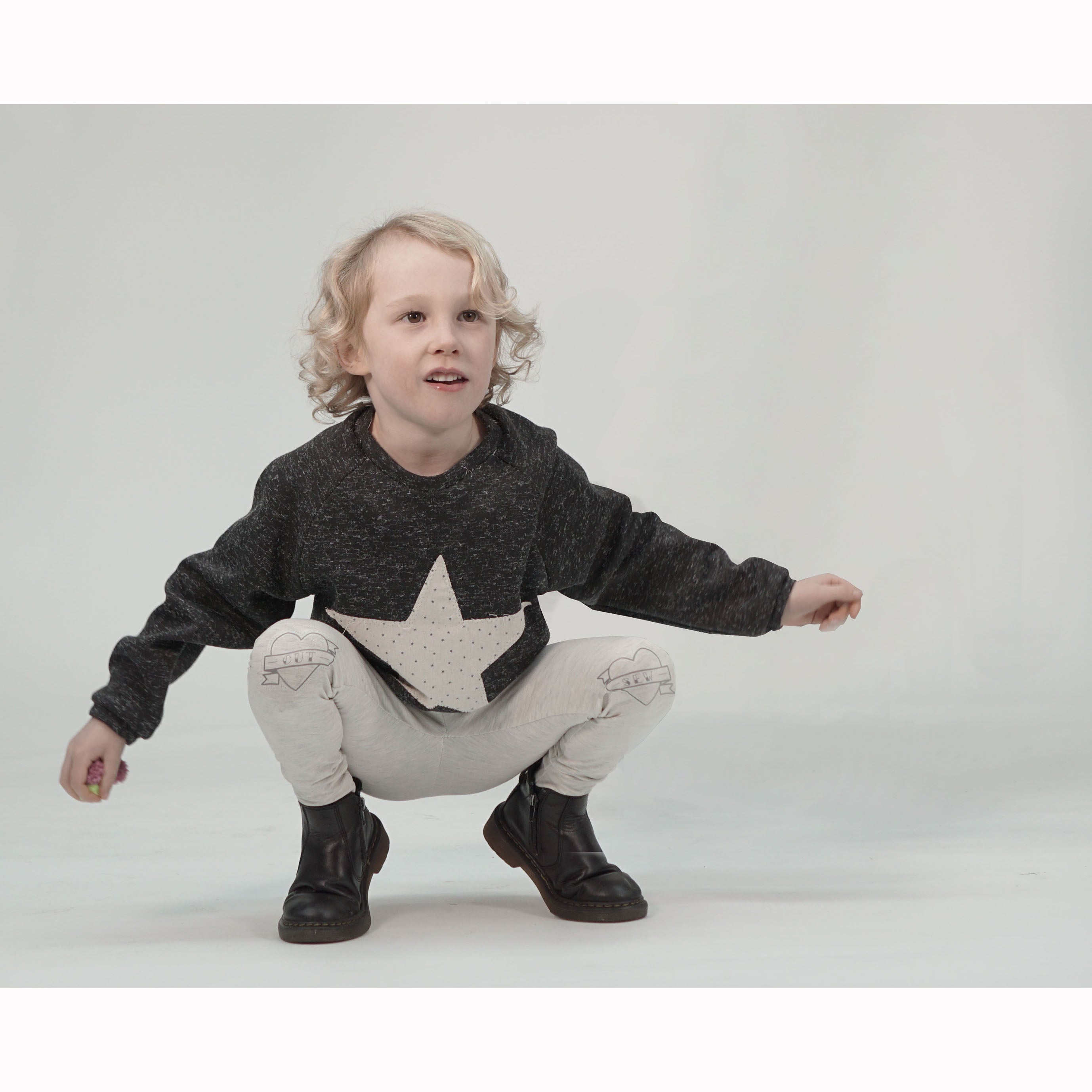 Roux Children's Legging PDF Sewing Pattern - Unisex, Girls& Boys, Sizes 1-11 years