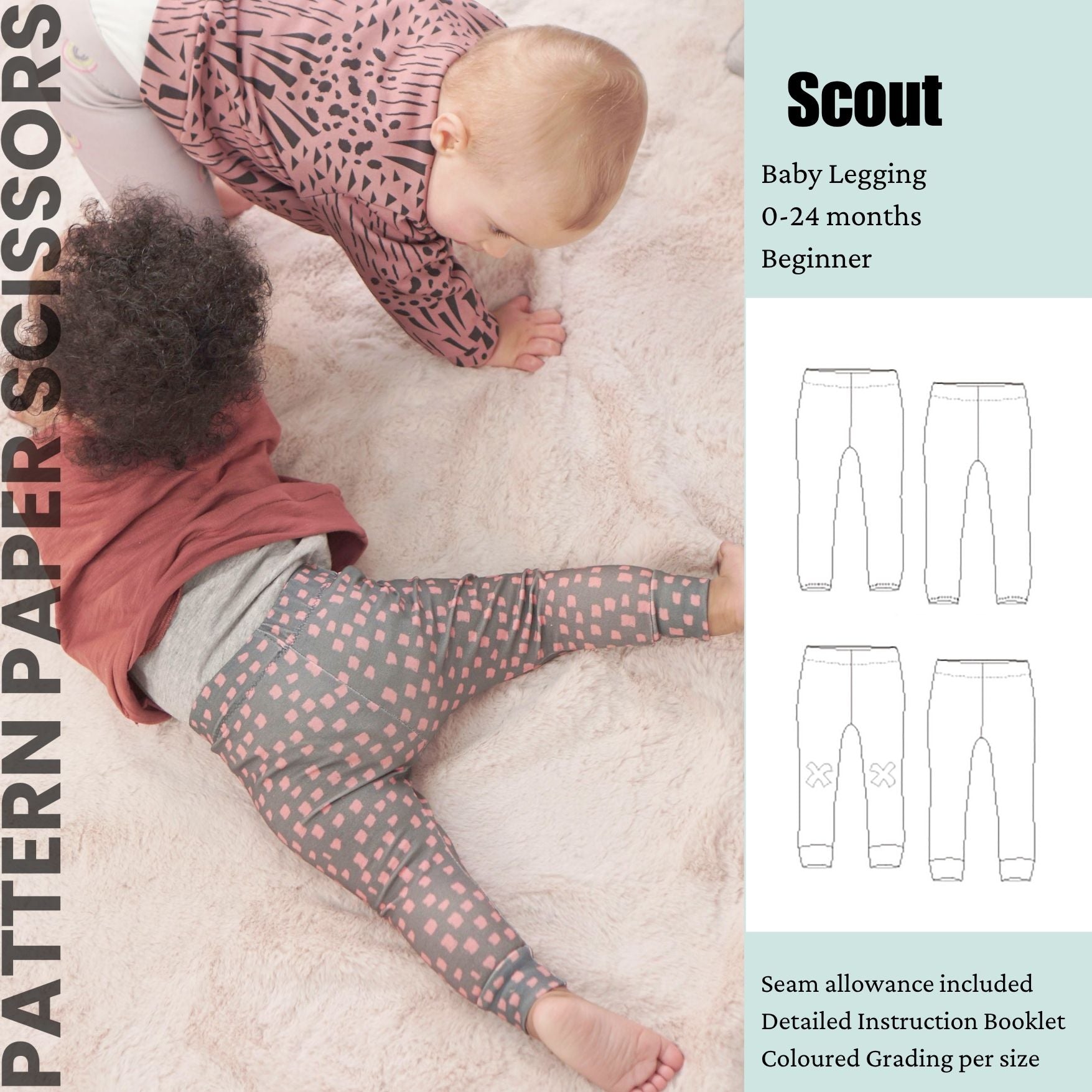Scout Baby Legging PDF Sewing Pattern