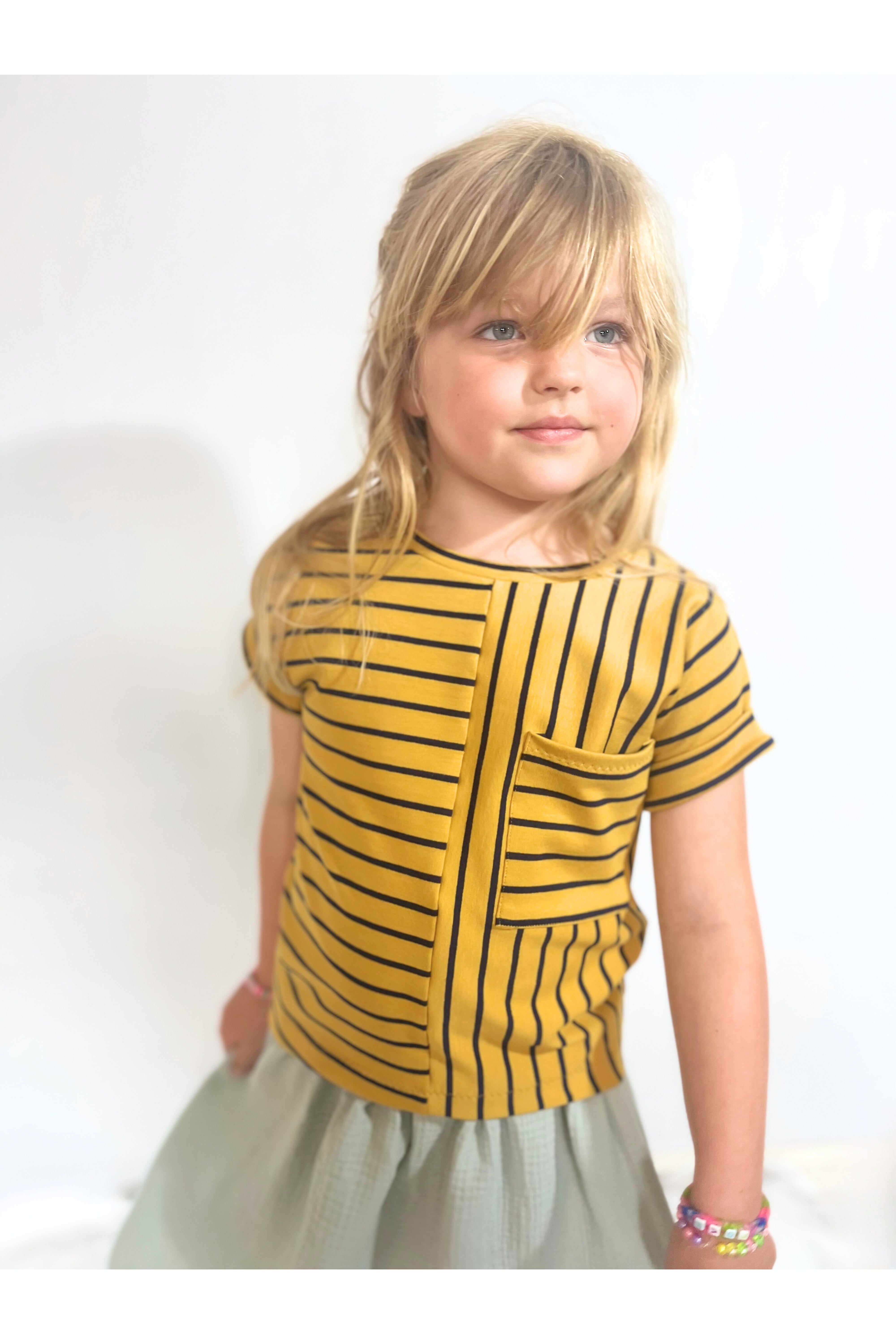 Kids Slouchy Tee Pack PDF Sewing Pattern - 1-11 years