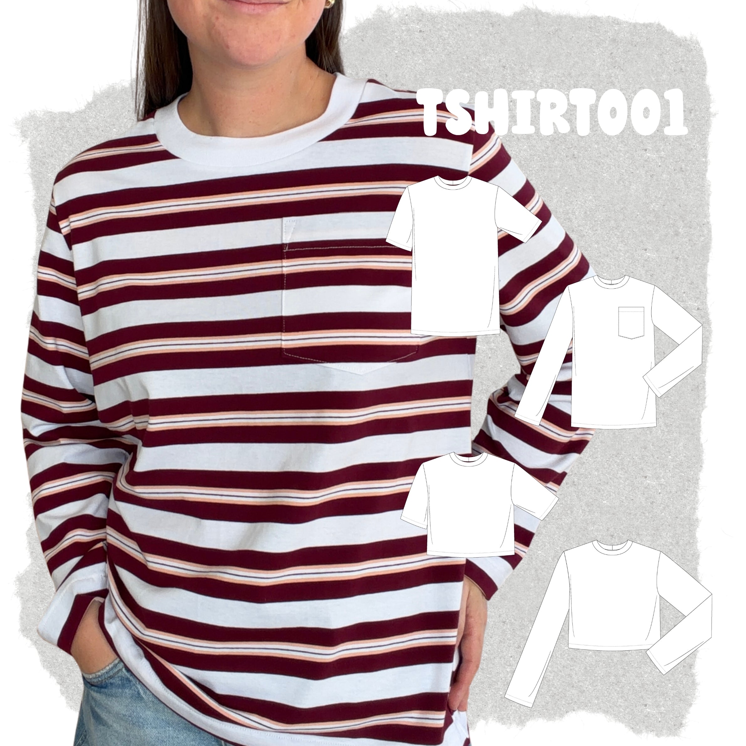 TSHIRT001 - T-Shirt 4 en 1 au fit parfait