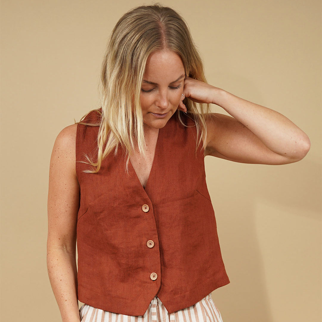 Waistcoat top sewing pattern