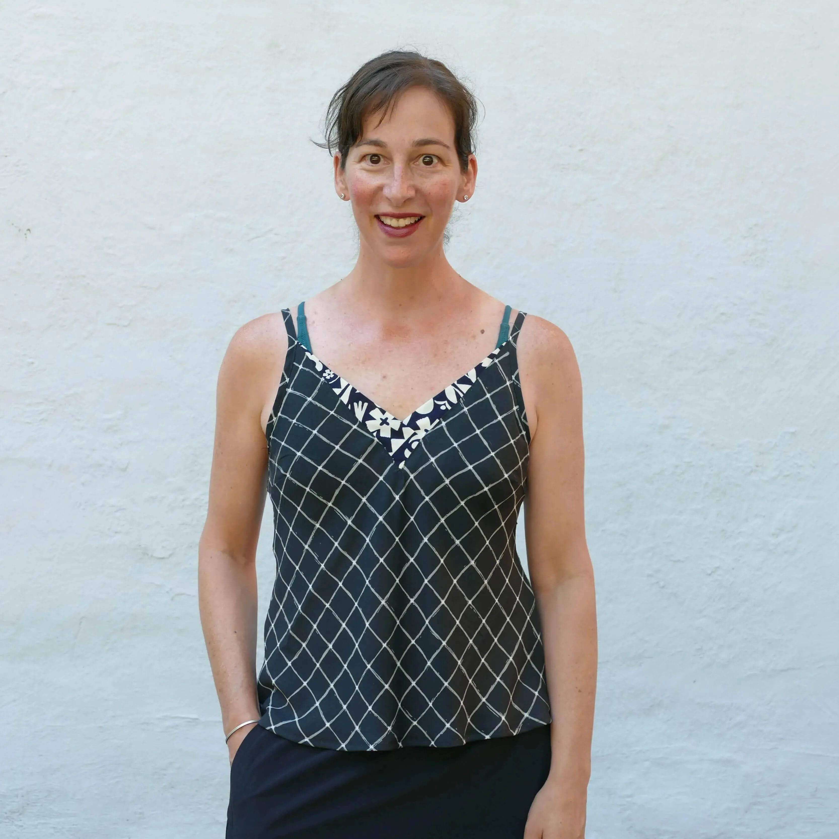 V-neck Camisole sewing pattern Wardrobe By Me