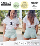 Whisper no front seam boyshorts with various inseams (PDF)