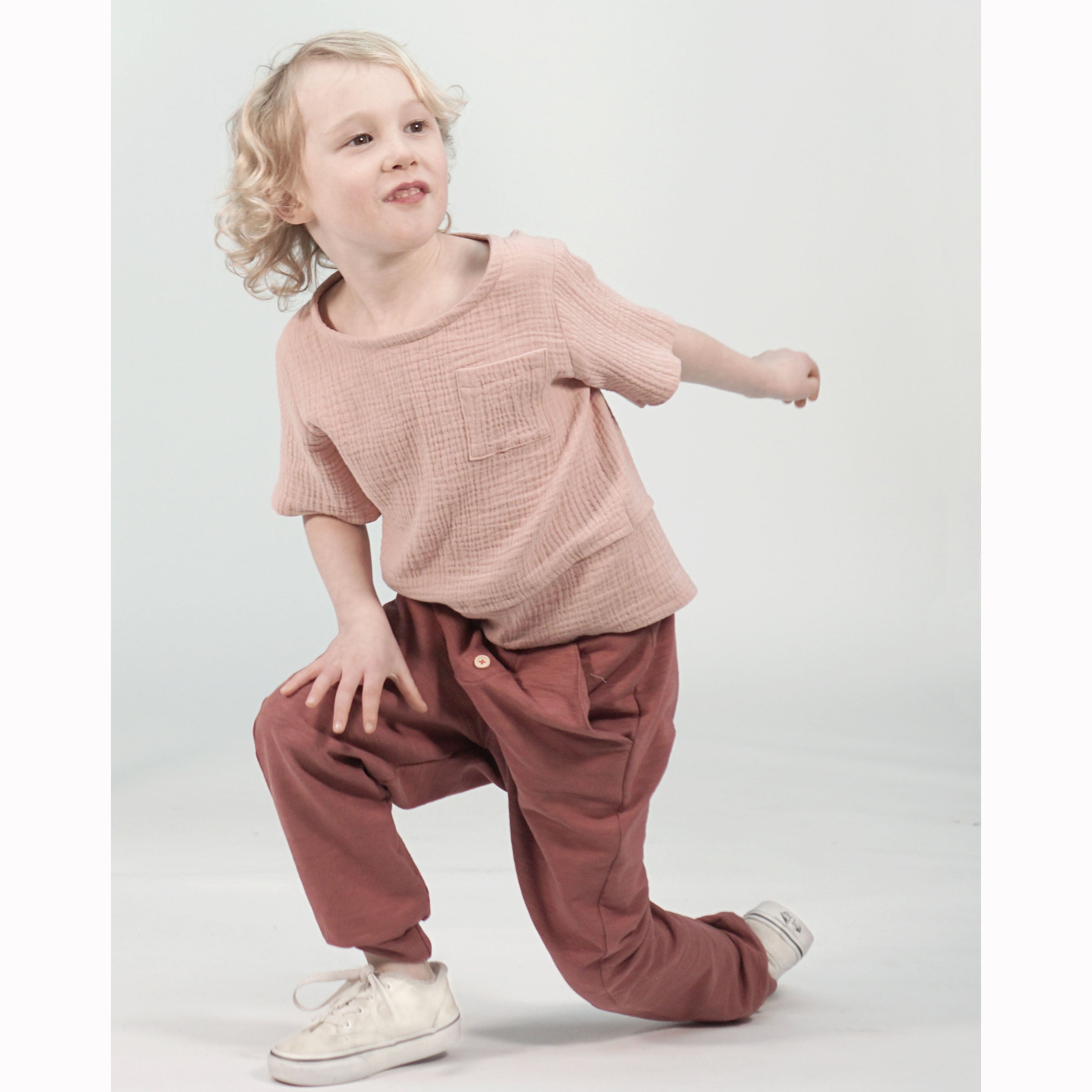 Childrens Woven T-shirt/Top PDF Sewing Pattern