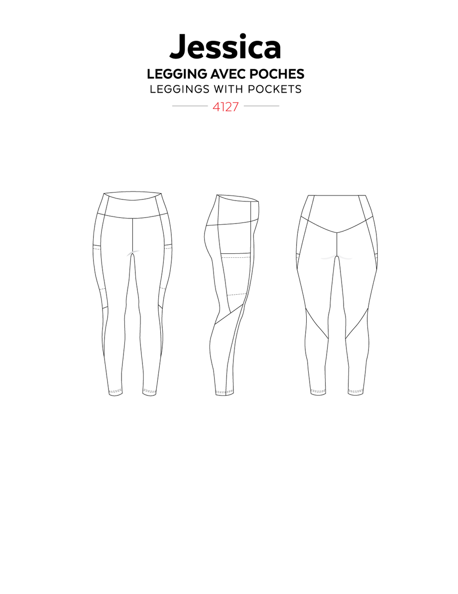 Jessica Leggings with Side Pocket 2yrs - 2XL – Fabrications Ottawa