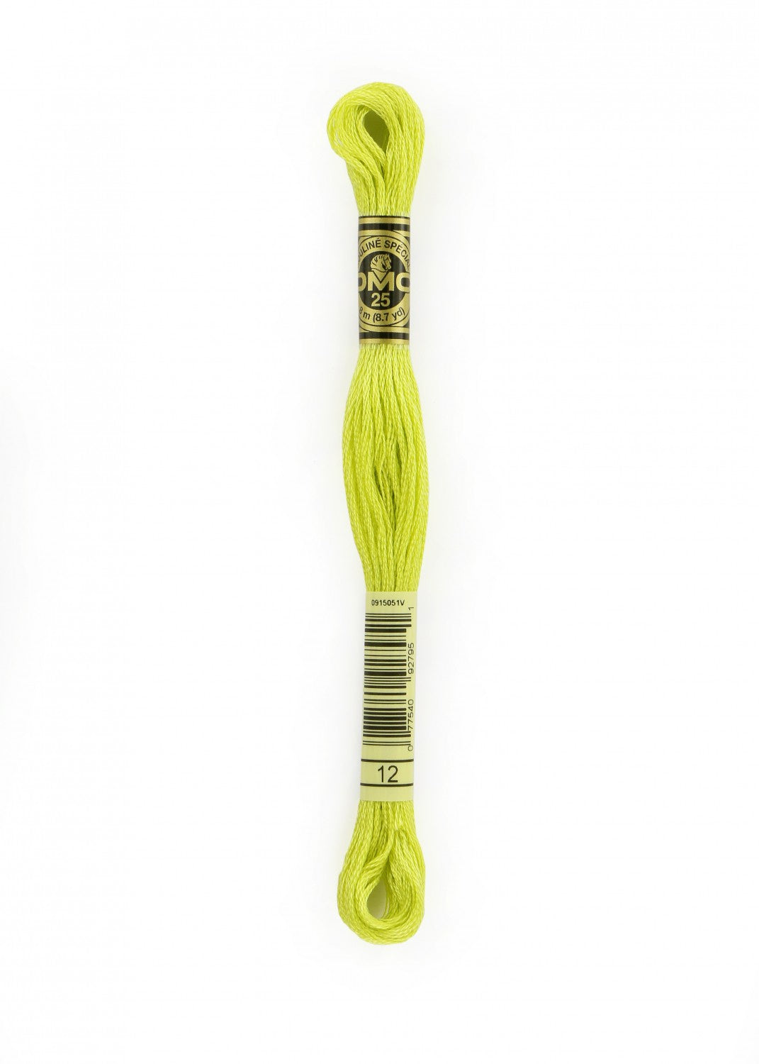 DMC Embroidery Floss 8M (12 Tender Green)