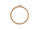 12 inch wooden embroidery hoop.