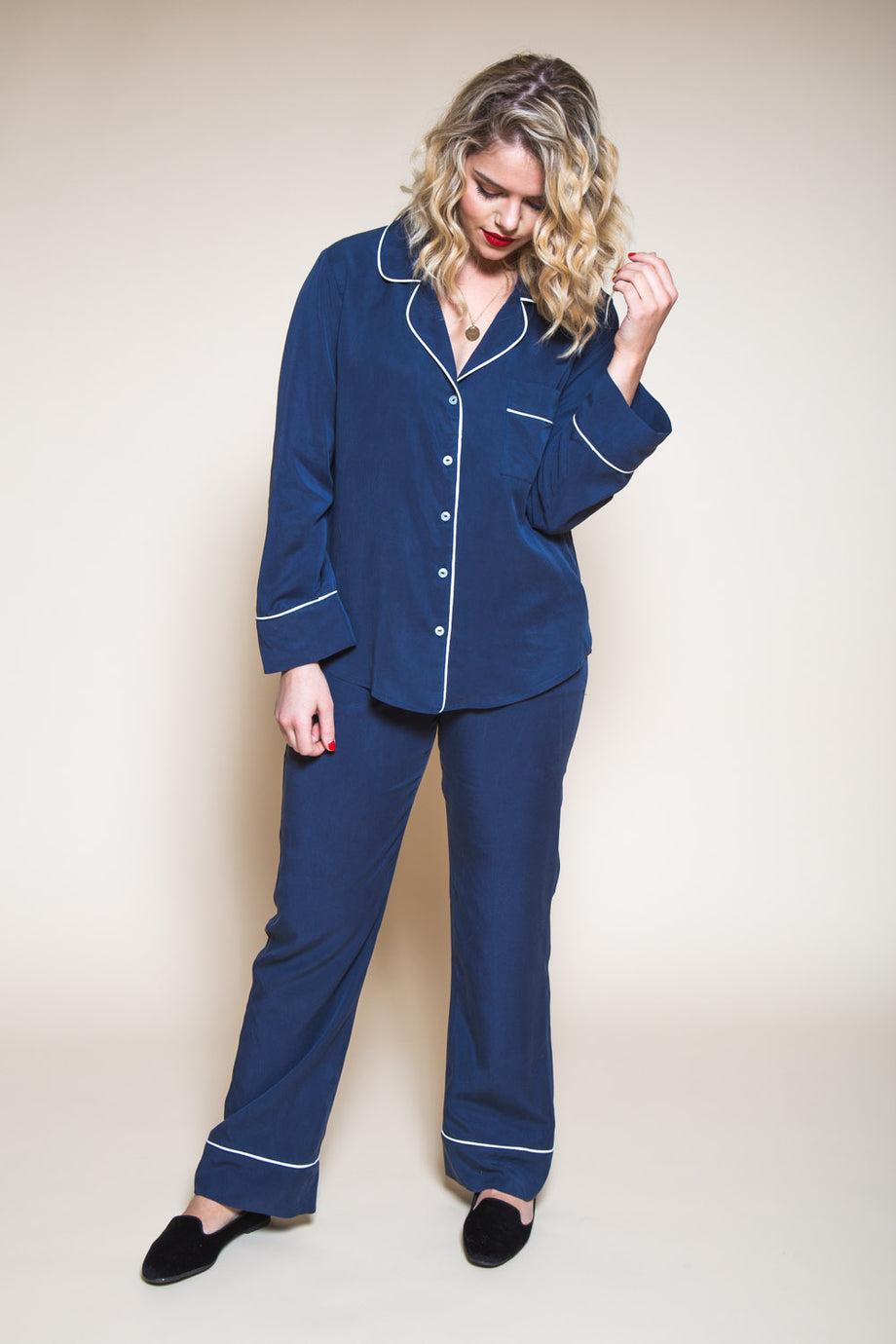 Dark Blue jegging – The Pajama Factory