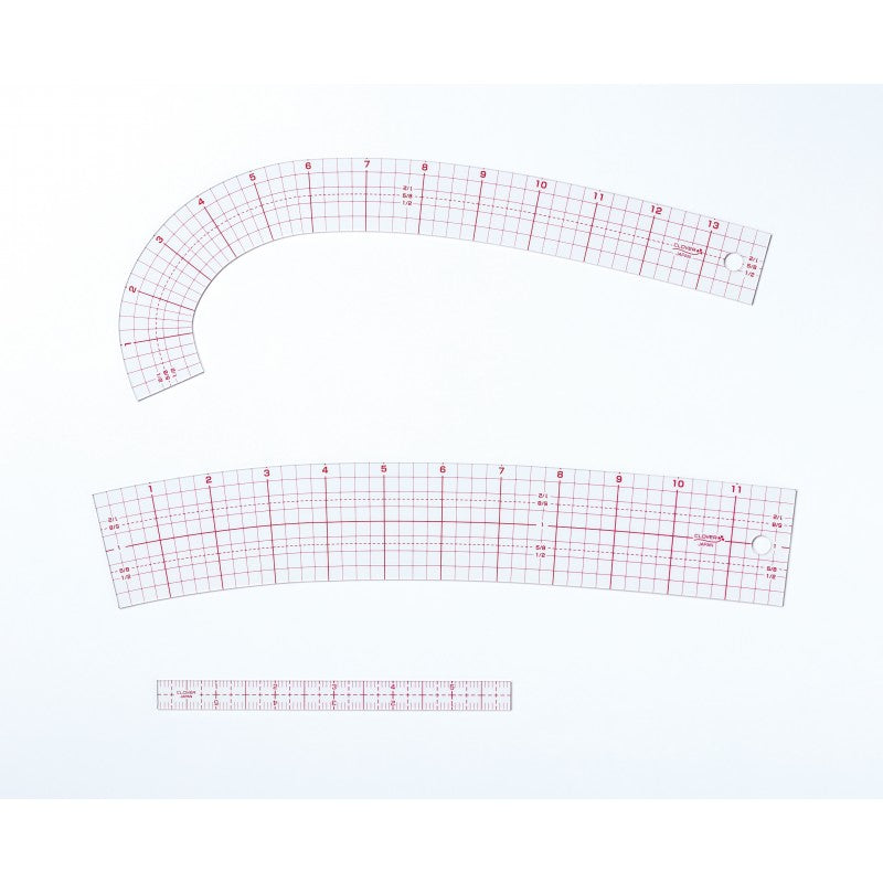 Curve Ruler Set with a Mini Ruler – Fabrications Ottawa